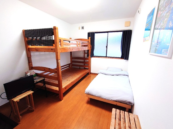 1名様から3名様用部屋。