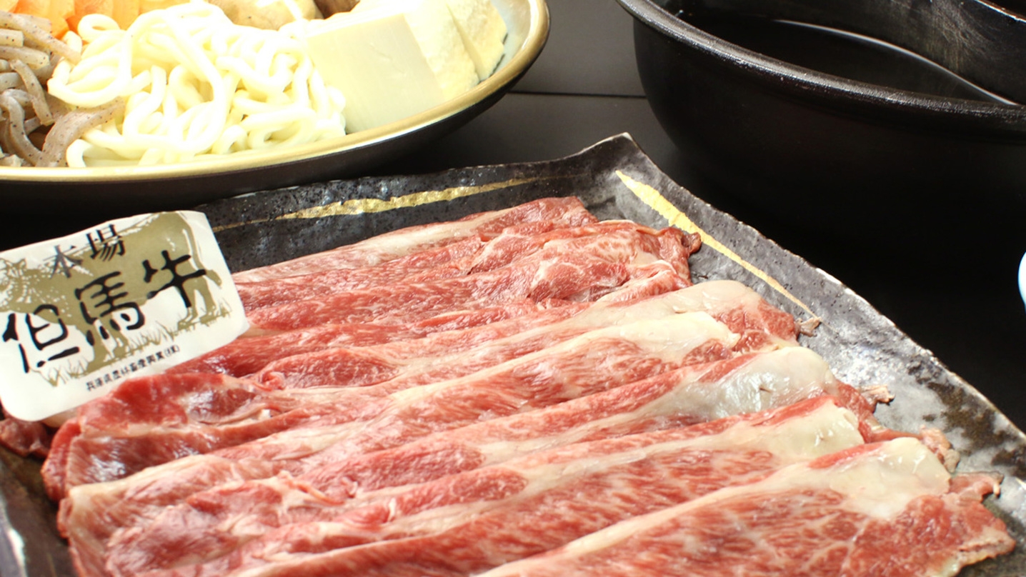 ほっこり冬味覚♪ 焼きガニ＆但馬牛すき焼きであったかステイ