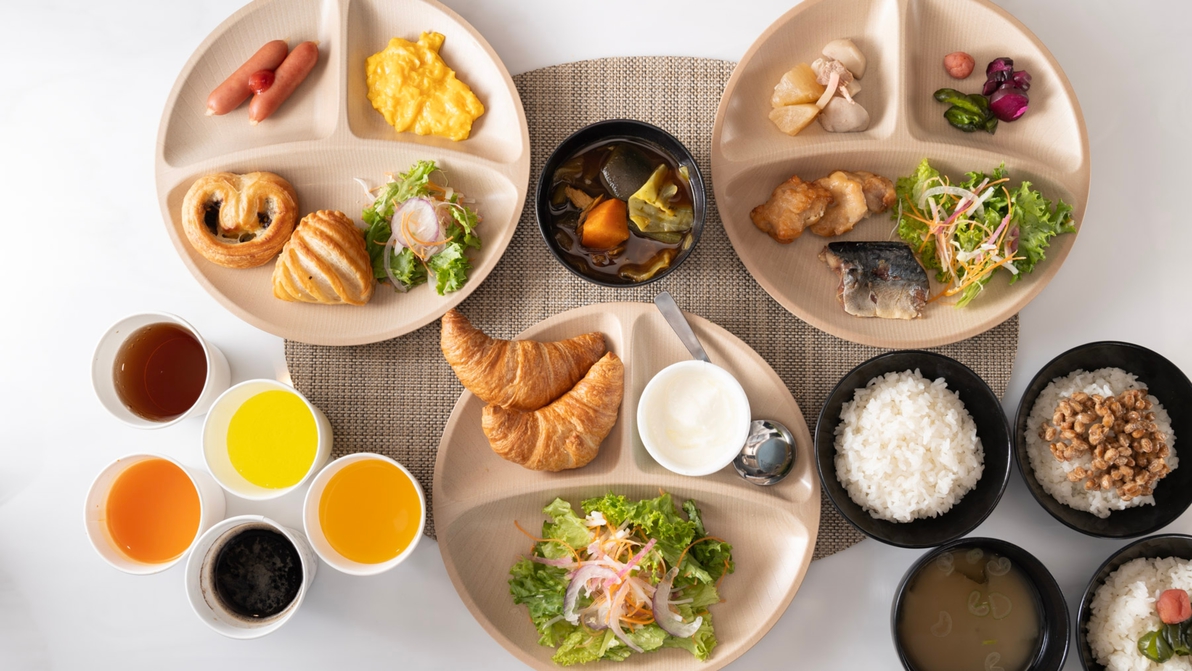 マンスリープラン【30日以上の連泊限定！】☆天然温泉＆焼きたてパン朝食ビュッフェ付