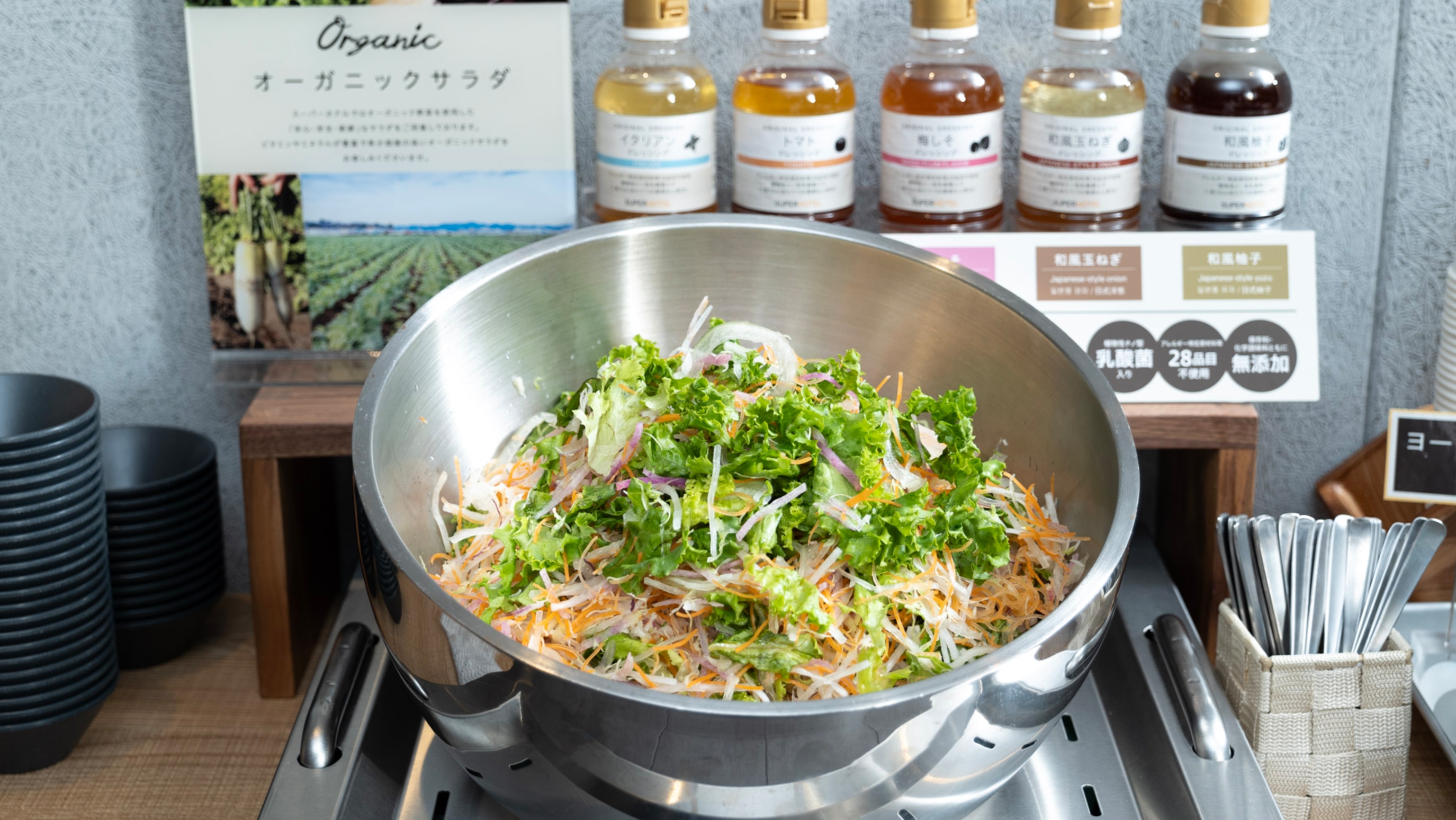 健康な土から生まれたオーガニック野菜はビタミンCやミネラルがたっぷり