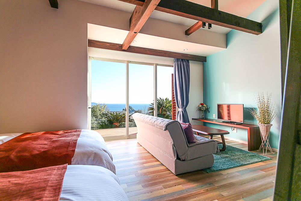 海の見える展望風呂付き特別室