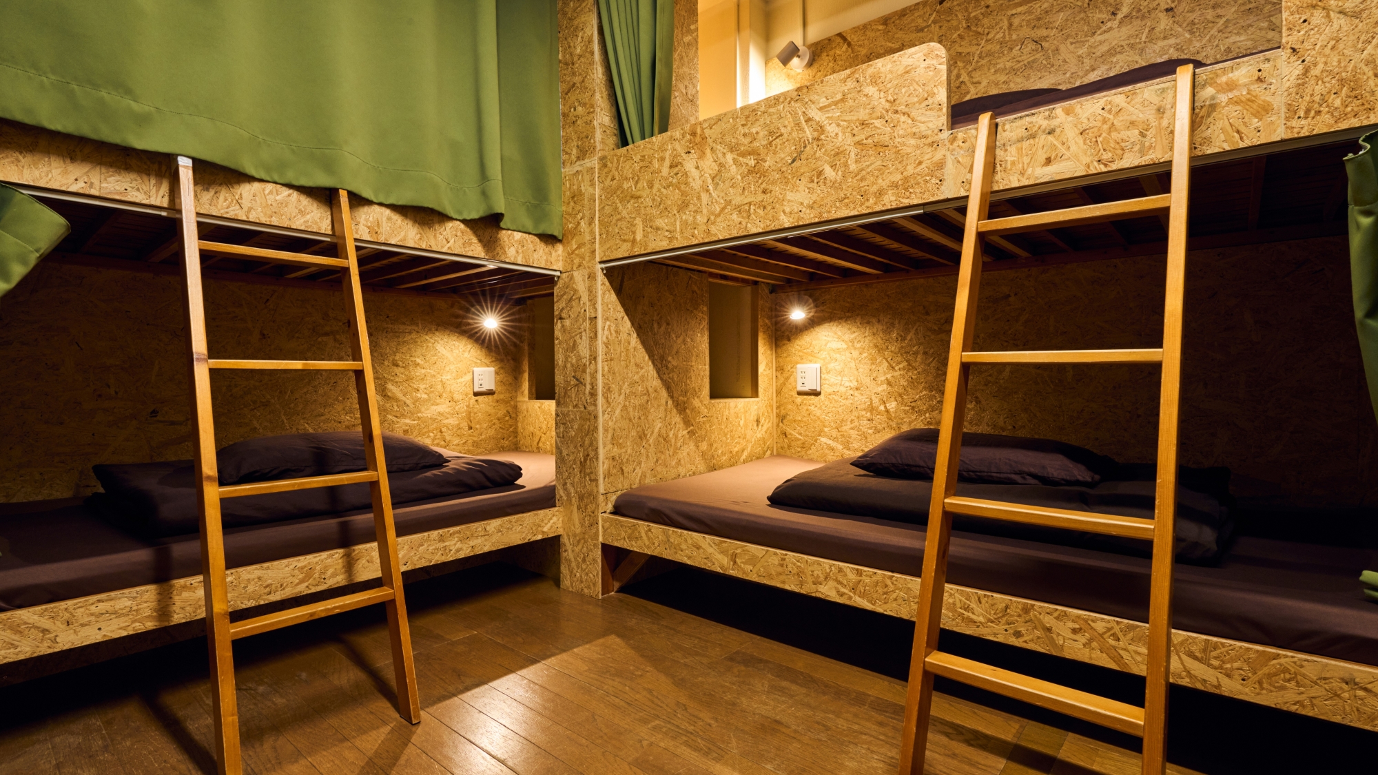 女性専用ドミトリー（相部屋）