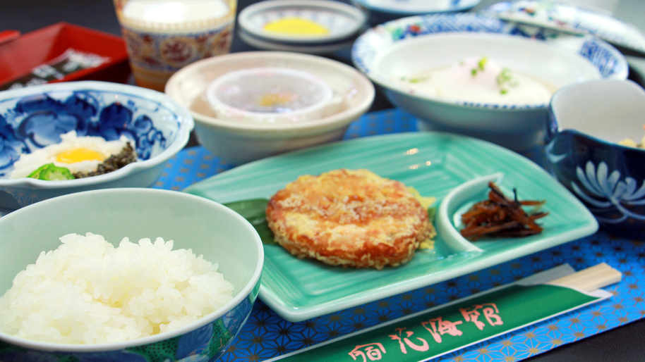 【1泊朝食】炊きたてご飯の朝食は地元ブランド米使用♪加水・加温一切なしの天然温泉は24時間入浴OK