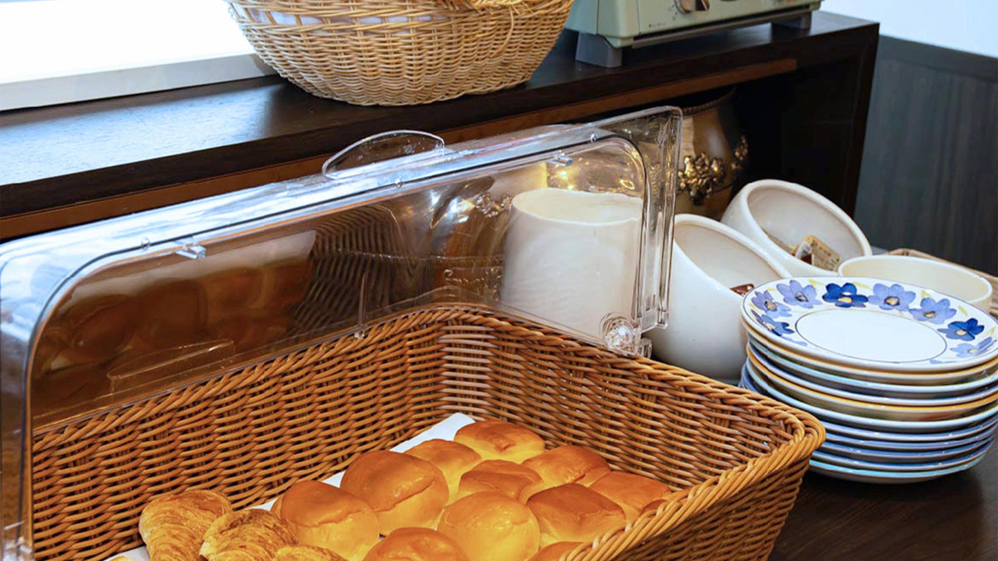 朝食パンコーナー