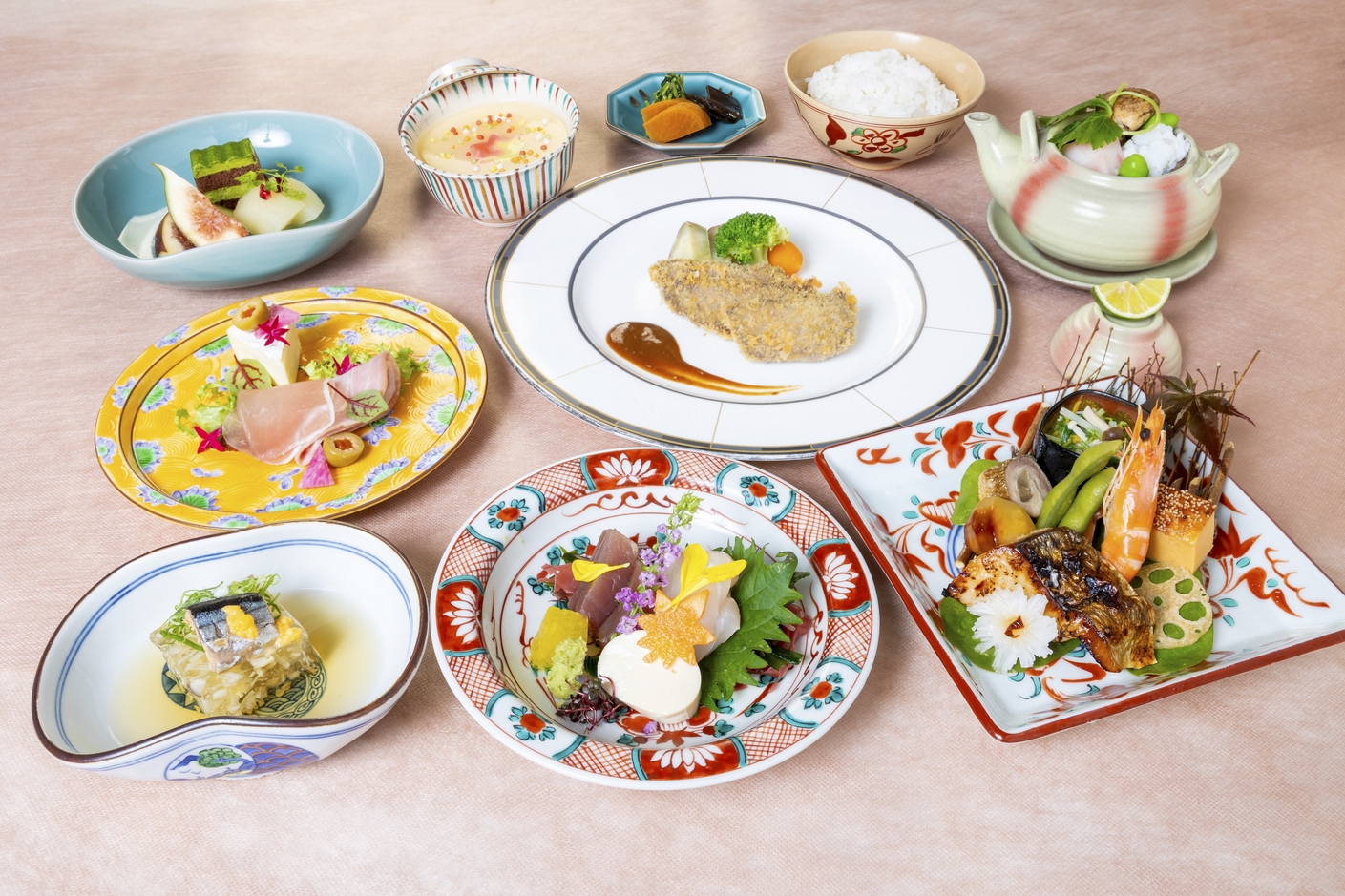 和洋折衷会席ディナー＆日替わり朝食（奇数日は和朝食、偶数日は洋定食でご用意）2食付プラン♪