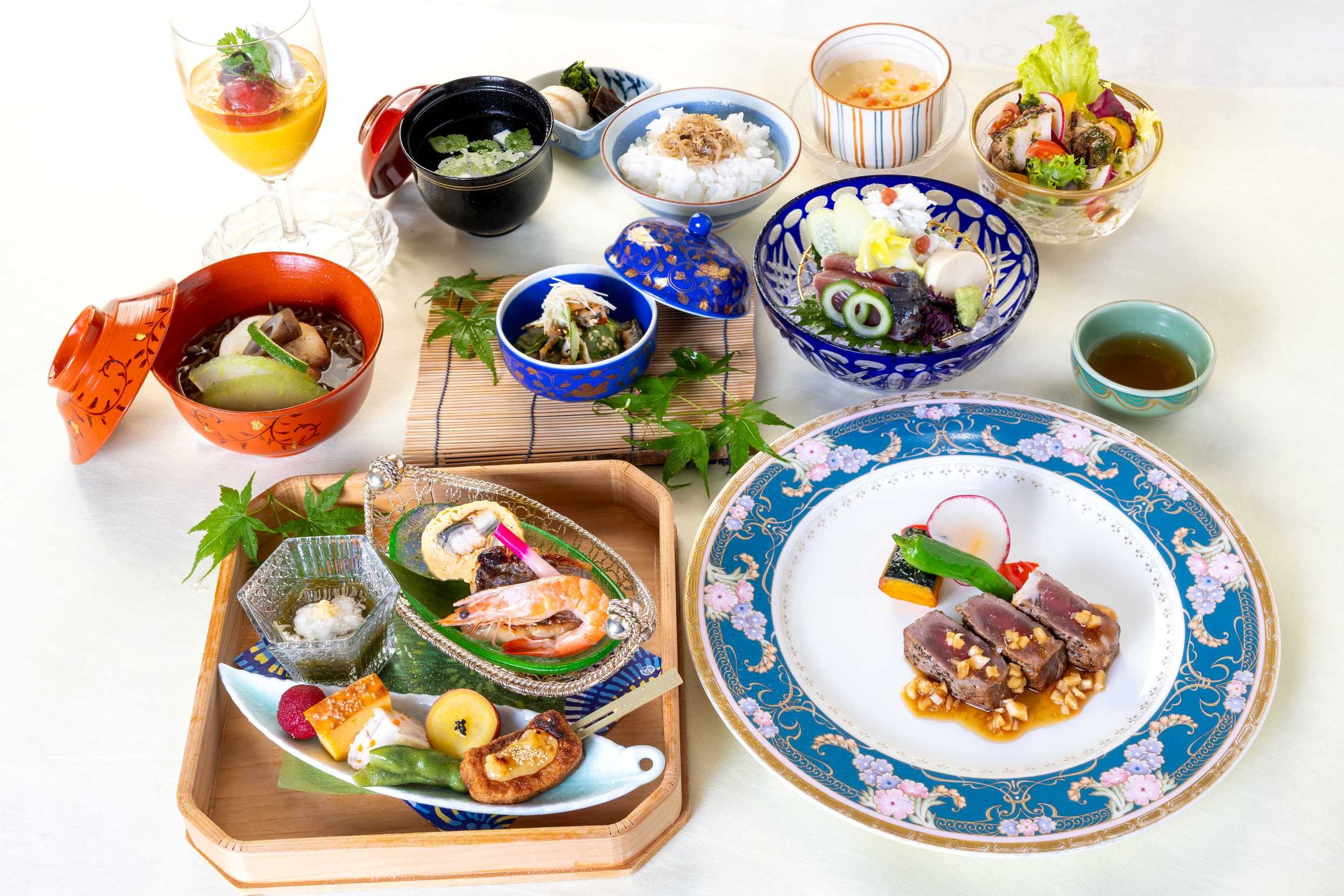 和洋折衷会席ディナー＆日替わり朝食（奇数日は和朝食、偶数日は洋定食でご用意）2食付プラン♪