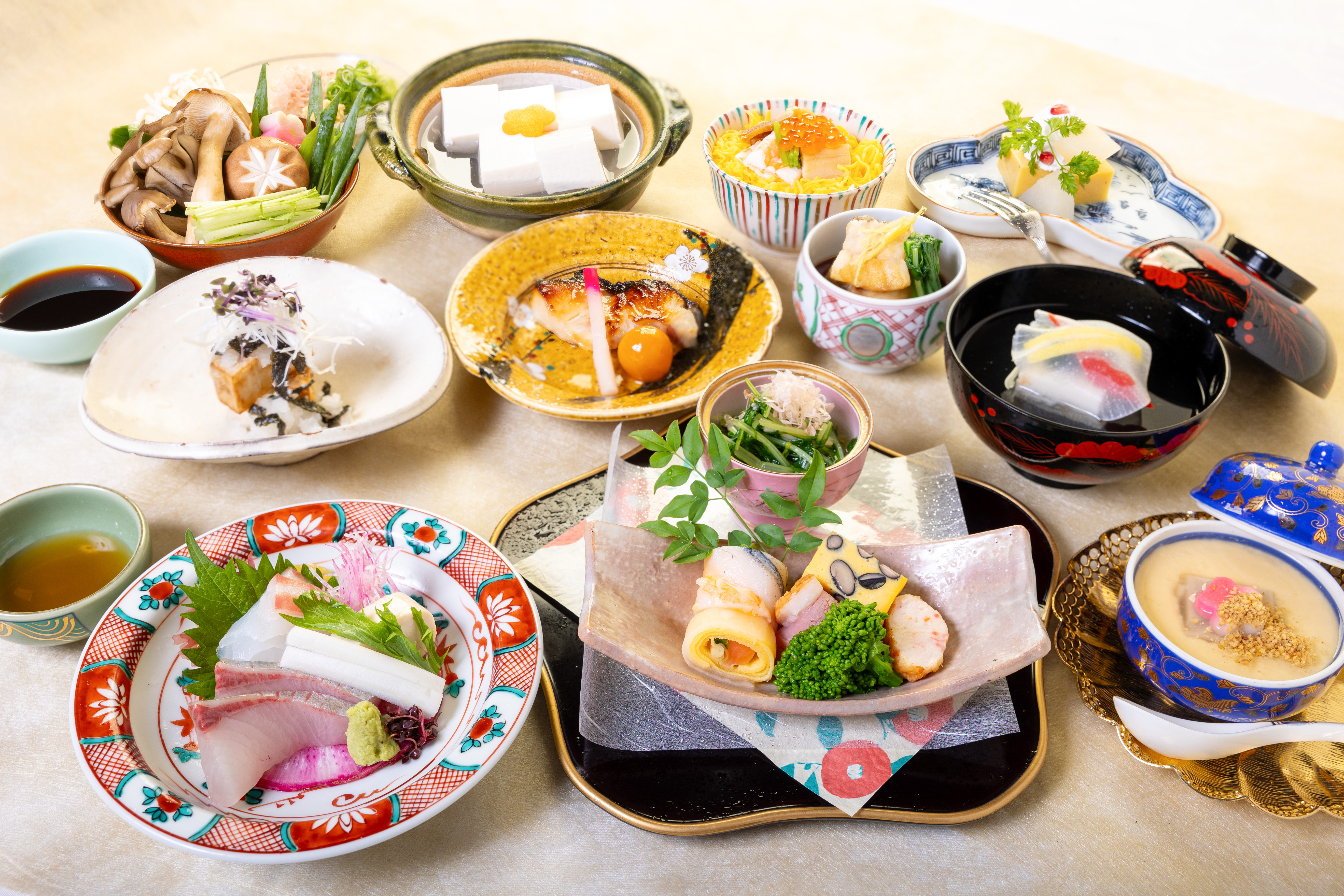 2025冬の京会席ご夕食（一例）