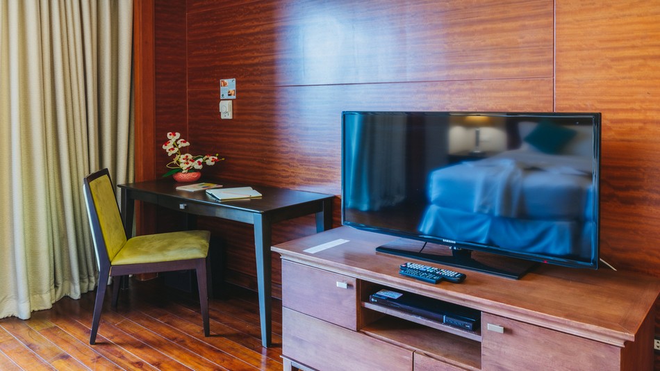 スタジオパークビュールーム ワークデスクエリア