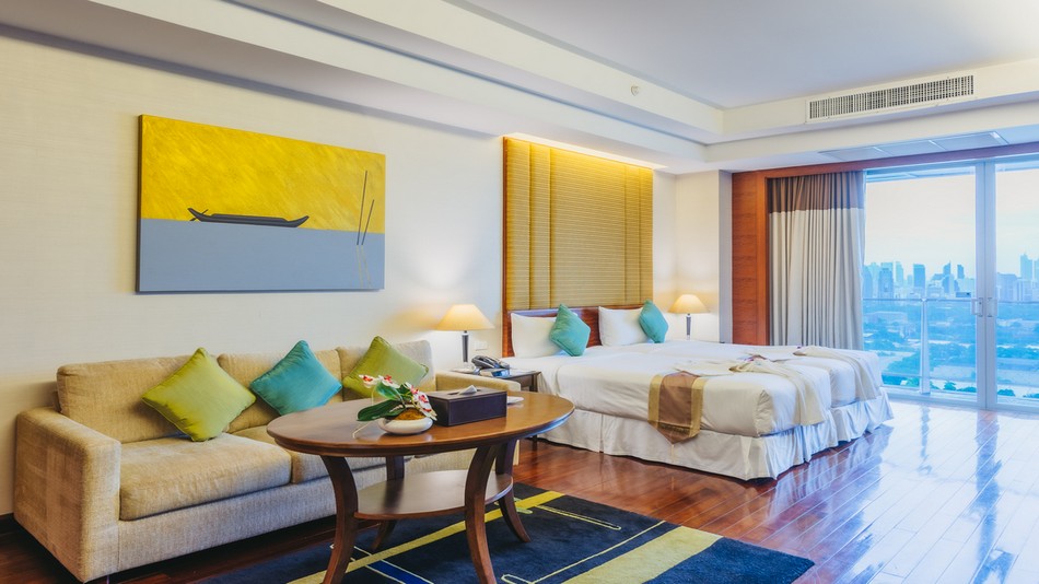 スタジオパークビュールーム リビングエリア