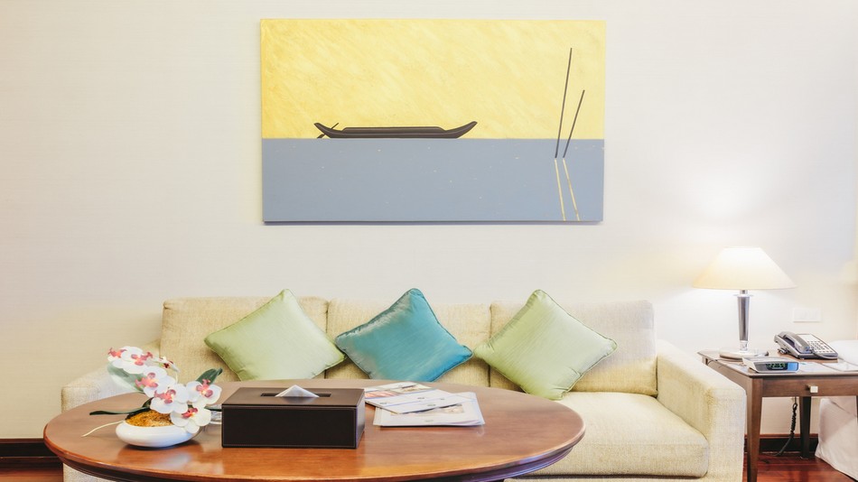 スタジオパークビュールーム リビングエリア