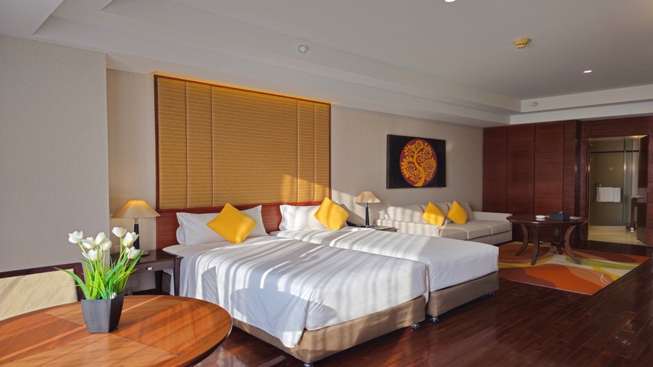 スタジオパークビュールーム シングルベッド2台