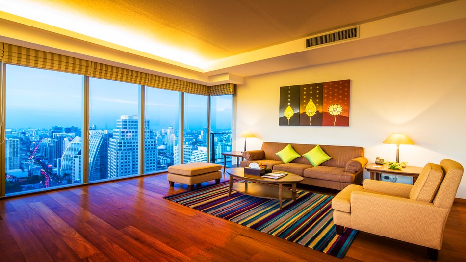 1ベッドルームパークプレミア　リビングルーム