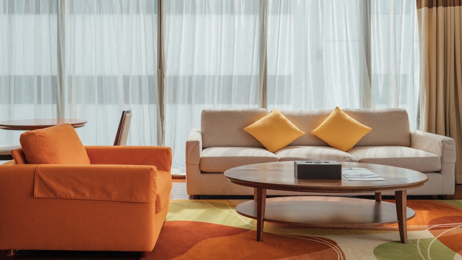 スタジオデラックスコーナールーム　リビングエリア