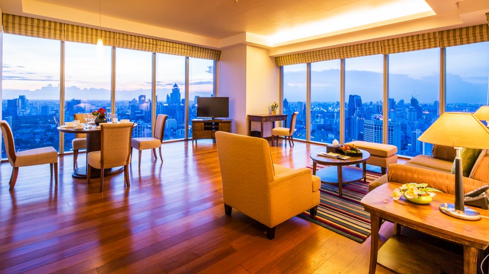 1ベッドルームパークプレミア　リビングルーム