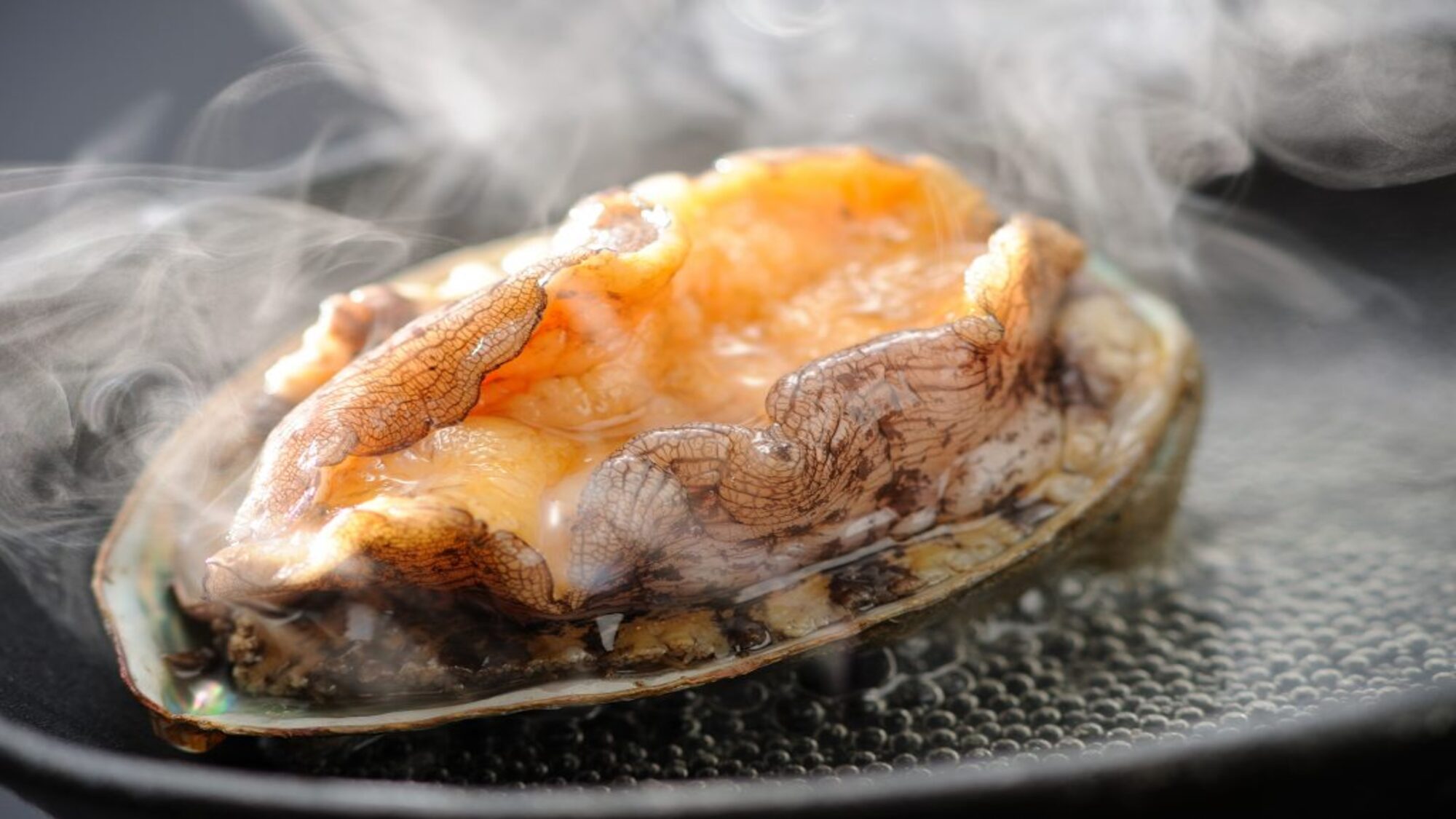 アワビの踊り焼き