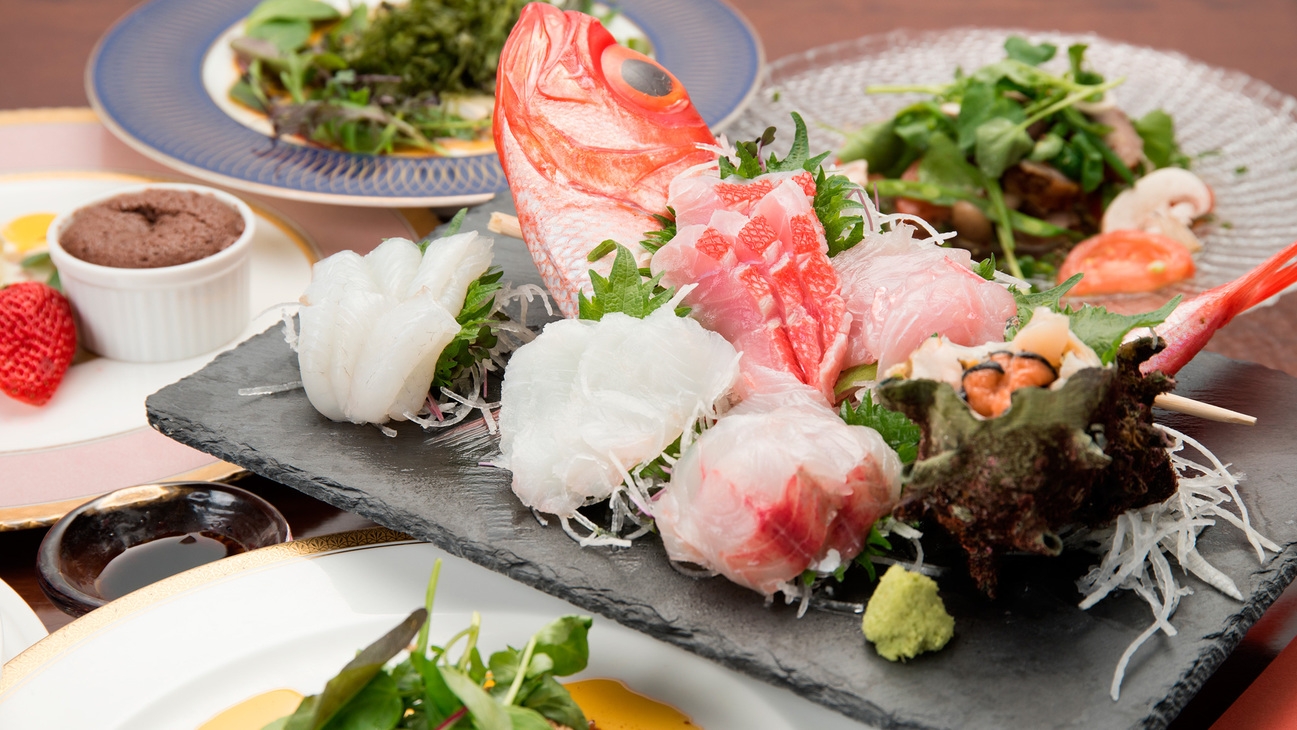 【4/1〜4/28限定】【現金決済用】愛犬と春のお散歩プラン★ご夕食に「季節のお刺身」サービス！