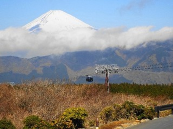 大涌谷からの富士山