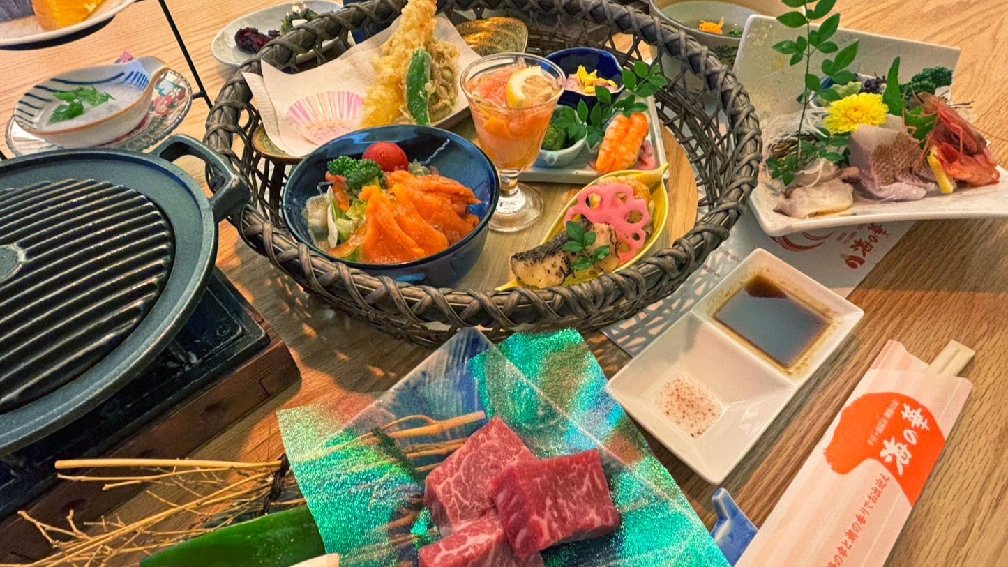 【お気軽！御膳プラン】海の幸をお得に堪能♪和牛ステーキ付き◆ミニ丹後御膳◆