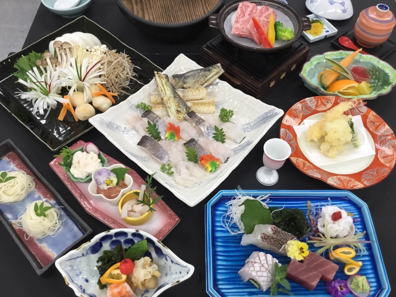 【直前割】淡路島 べっぴん鱧使用　 旬会席鱧すき鍋淡路牛陶板焼き付き 絶品プラン　