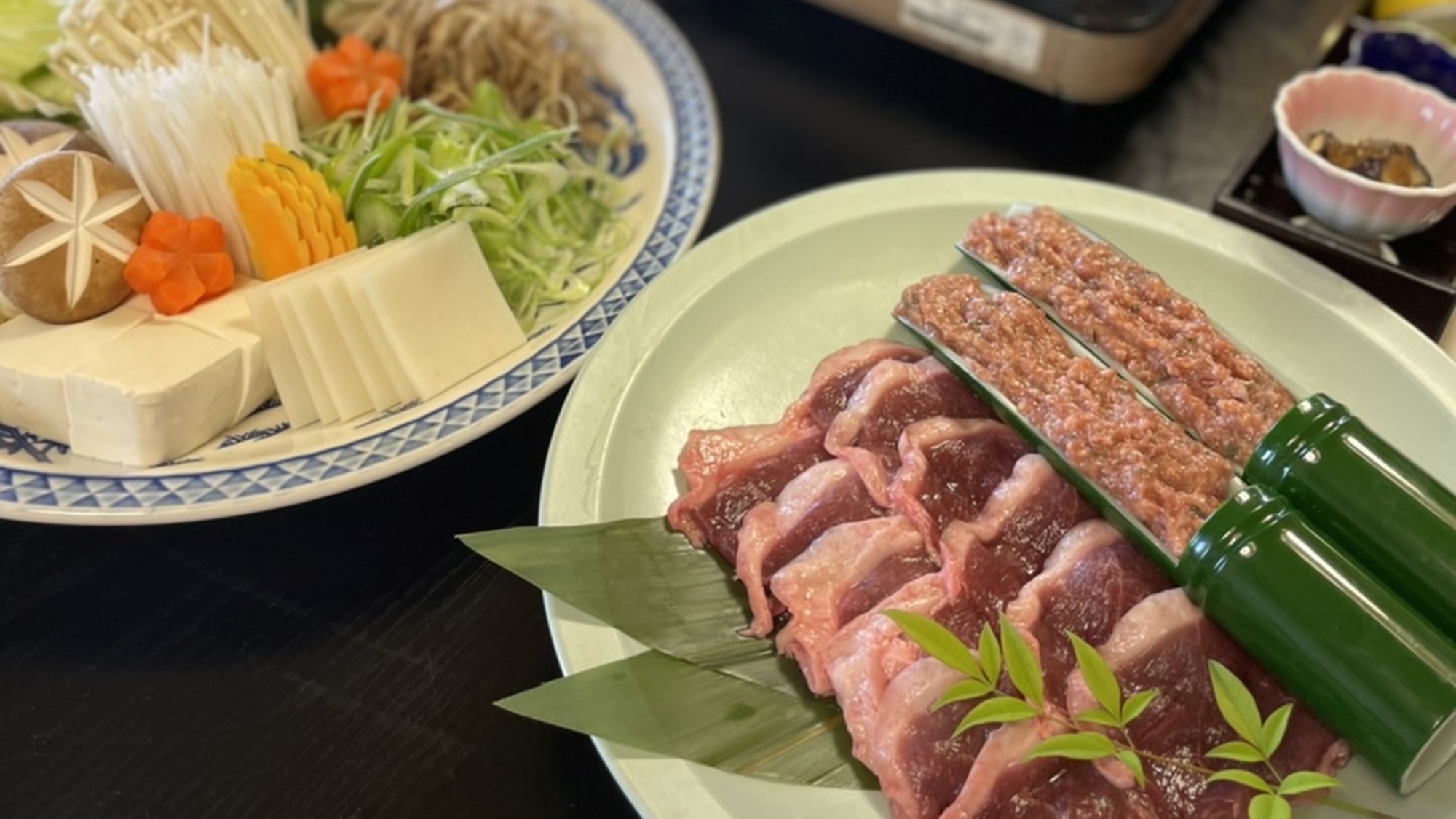 【年末年始/2食付】祝新年★＜奈良の絶品倭鴨鍋＞3種類からチョイス！朝はおせちセット♪