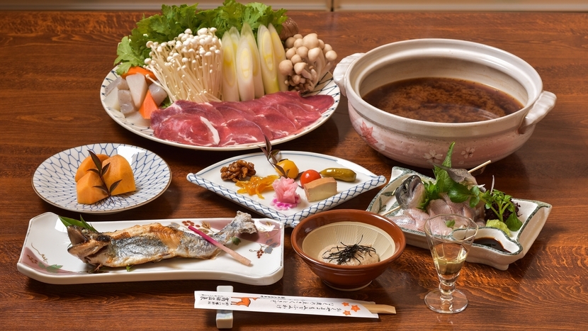 【冬限定】ほっこり温泉と鍋であったか冬の休日★≪シシ肉の３大産地≫ぼたん鍋プラン★