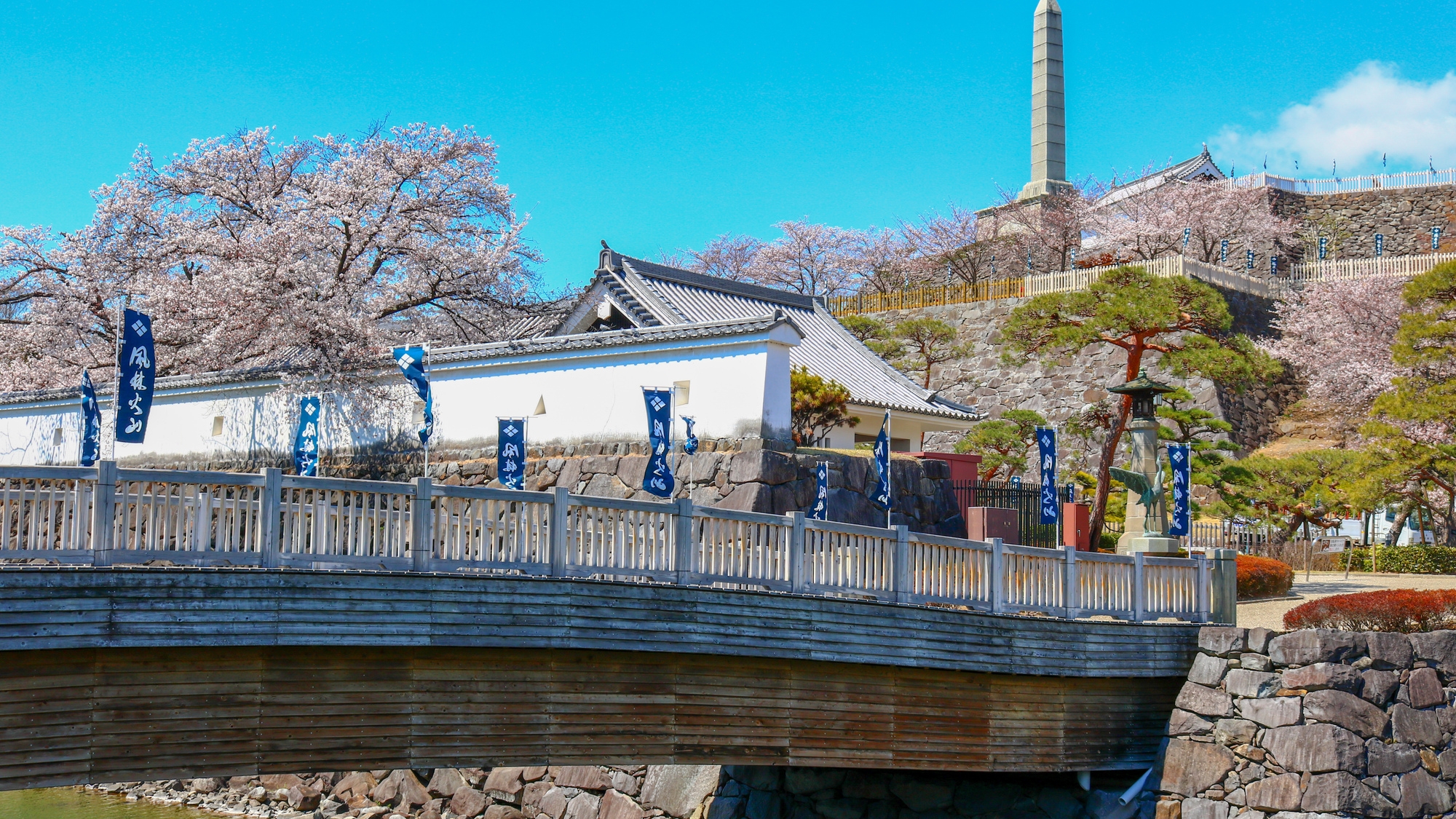 【当館から車で約10分】「甲府城址」武田氏滅亡後に築かれた城の跡地で、天守台からの眺めも素晴らしい