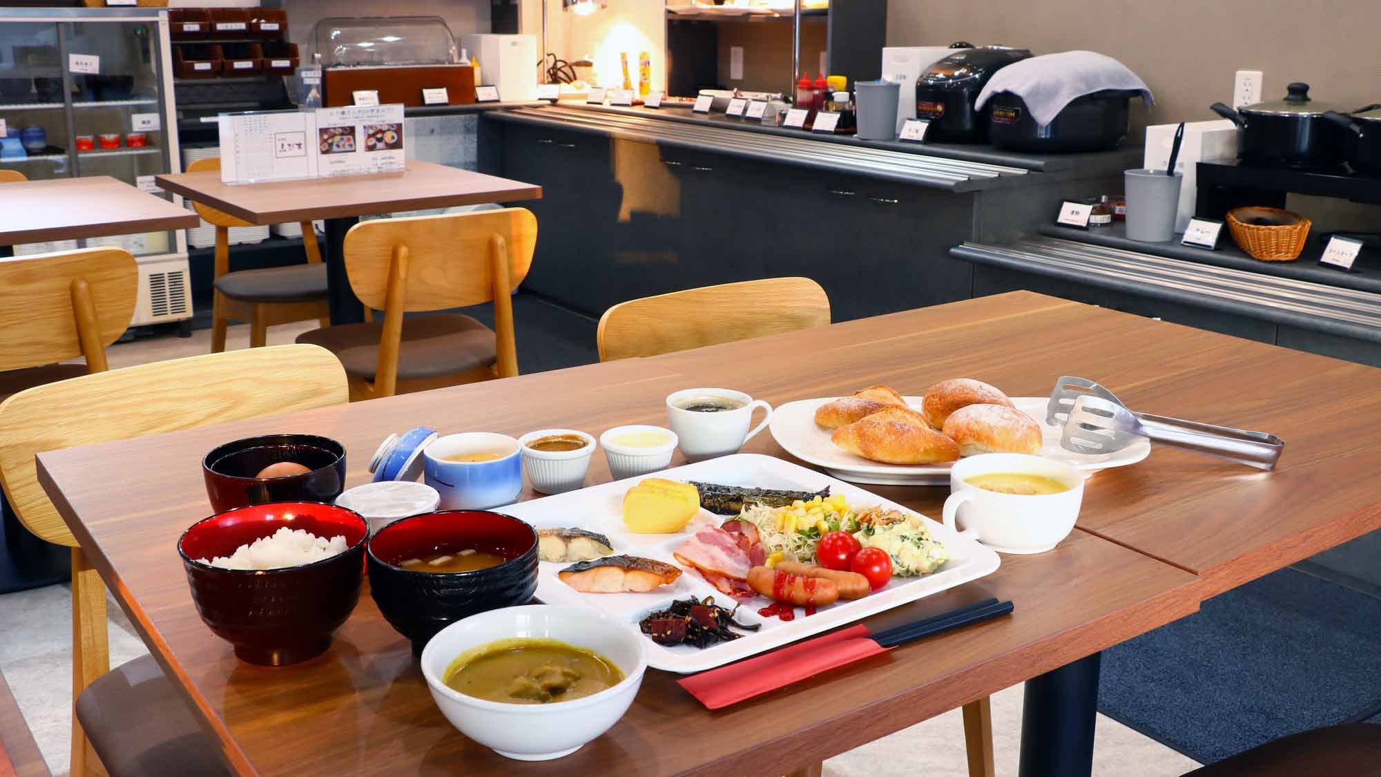 【グランドオープン記念★1泊朝食付】朝6時からOK！元気の源☆バイキング朝食付きプラン