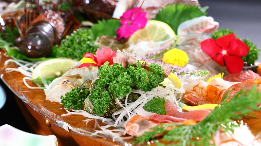 【わんちゃんと旅行！】スタンダード◆極上の宴◆伊勢海老×アワビ×鯛活造り×カキ飯