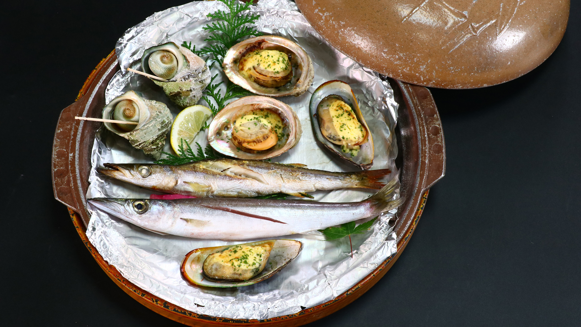 夕食一例◆特別PRICE　宝楽焼き*