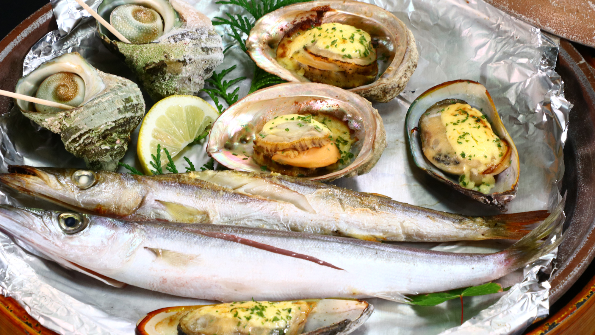 夕食一例◆特別PRICE　宝楽焼き*