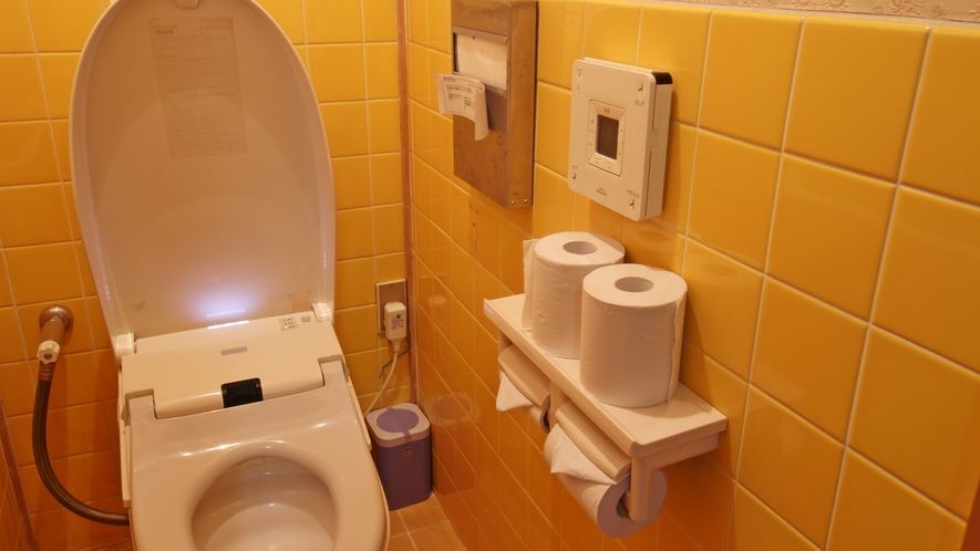 *館内一例（共有トイレ）／センサー式のトイレのため、接触が少なく済みます。