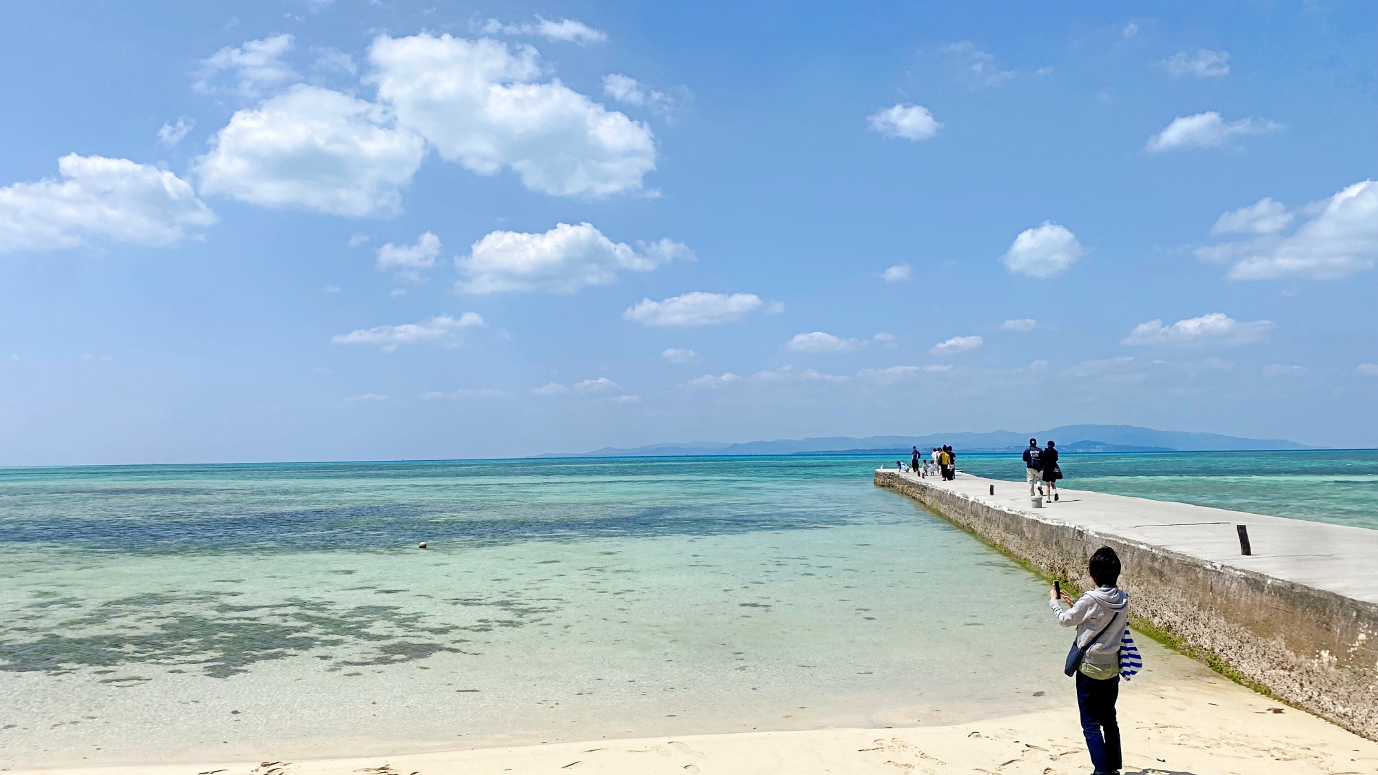 *【西桟橋】潮風を感じながらのんびりお散歩はいかが？夕焼けも絶景です。