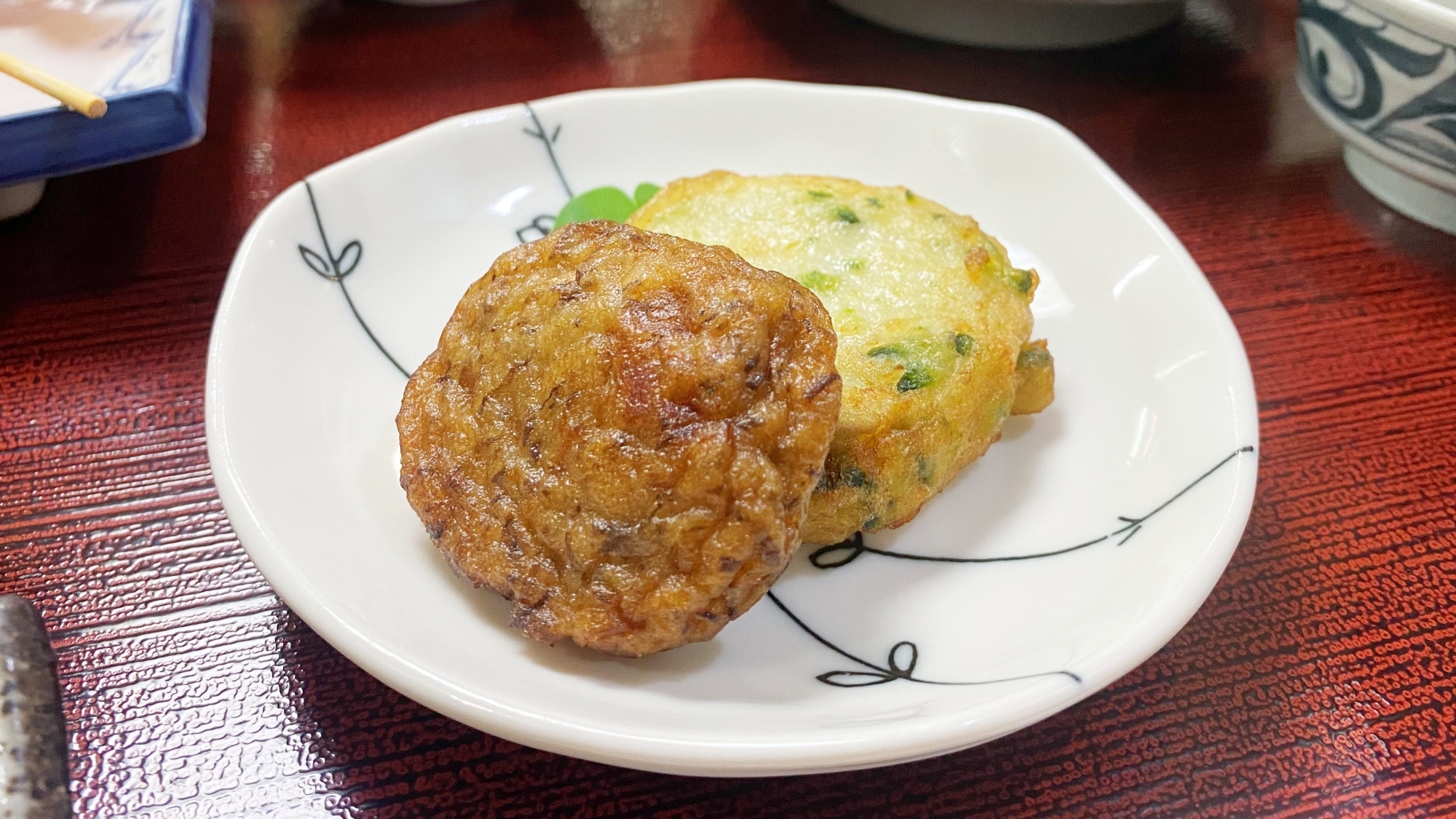 *【夕食一例】外はカリッと中はふんわり、手作りさつま揚げ。