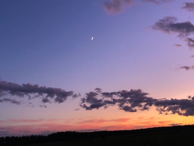 夕焼けの空