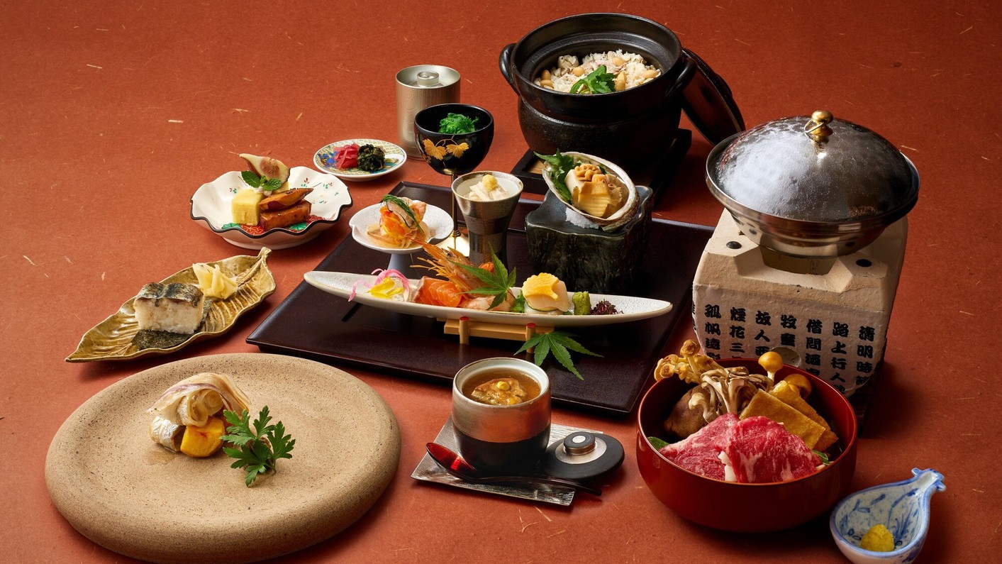 【美味しいものを少しづつ】四季の食材を料理長の遊び心で味わう〜葵〜《2食付き》