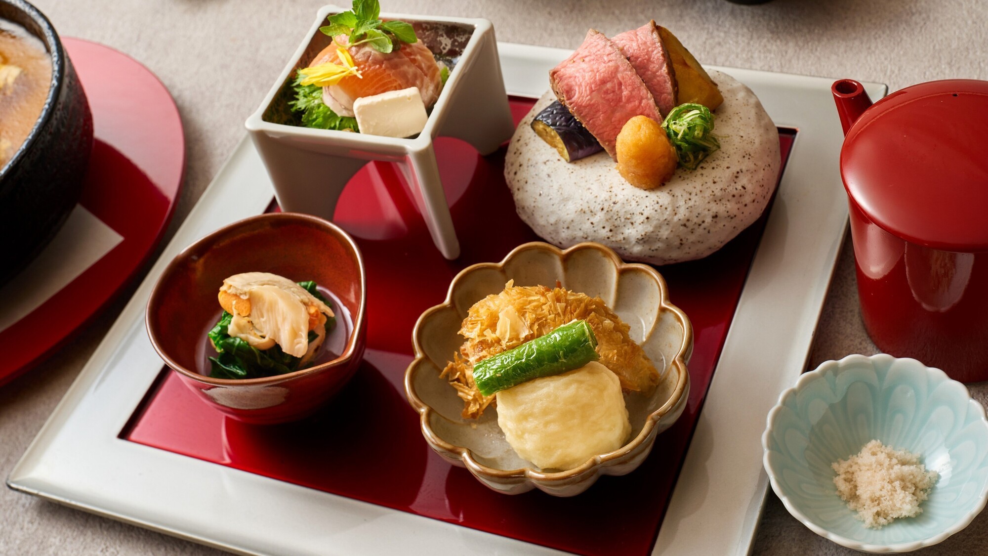 【直前割】思い立ったらお得に予約！京都と言えば！豆腐料理を季節のおばんざいと楽しむ〜琴《2食付き》