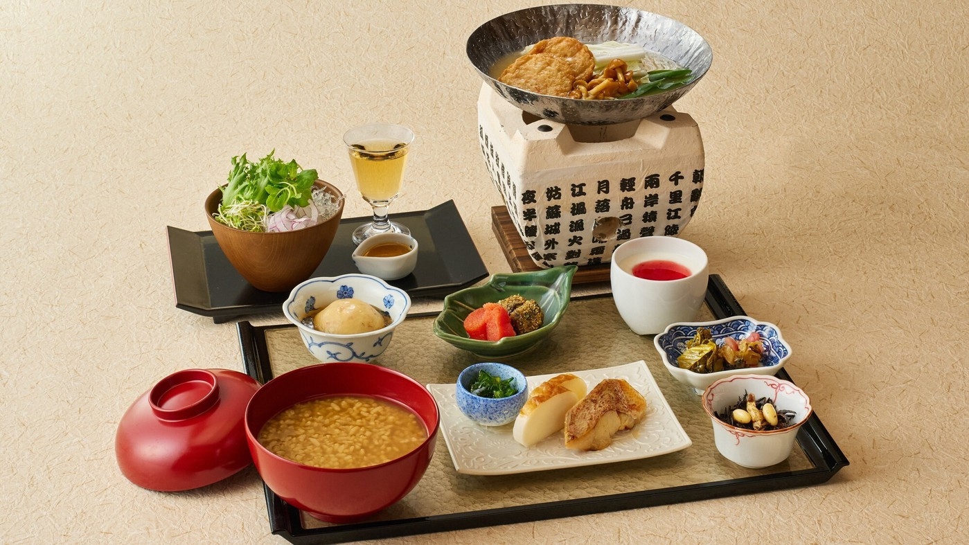 【10％OFF】【楽天スーパーSALE】選べるご飯と相性抜群なご飯のお供を添えた和の京朝食《朝食付》
