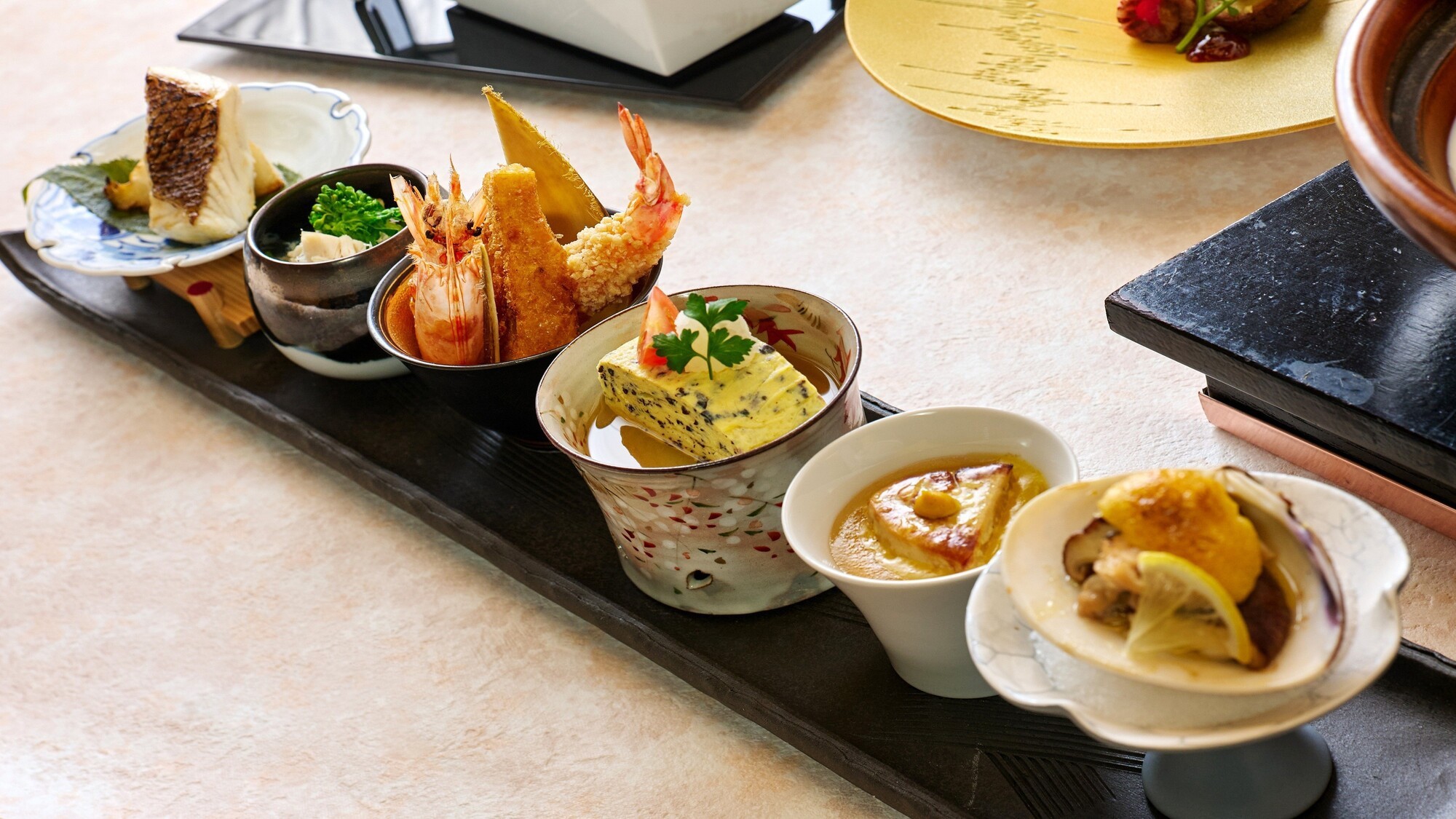 ◆【京の味覚を色々楽しむ　葵】真鯛やたけのこなど春の食材を使った大名盛り