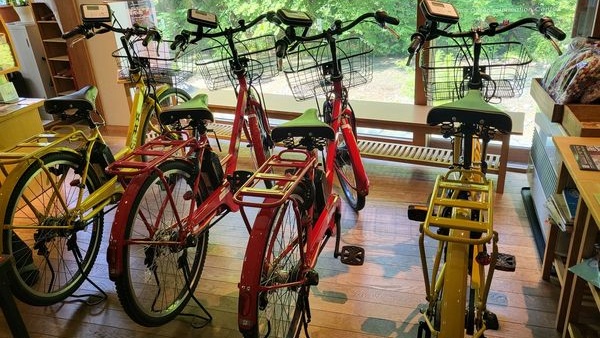 *レンタサイクル【四万チャリ】貸出自転車で宿泊中にサイクリングを楽しめます