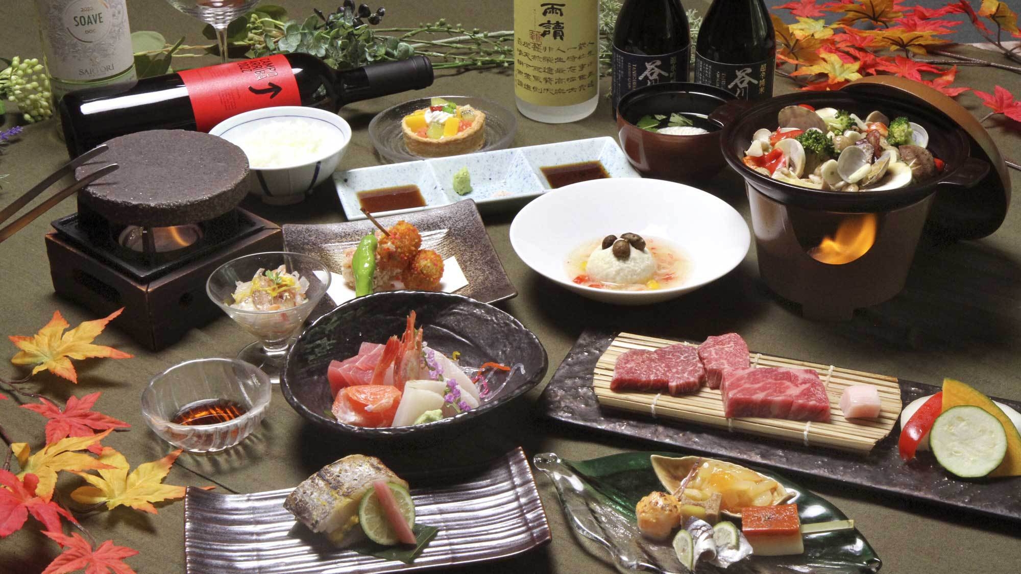 【料理重視】特選上州和牛のおすすめ部位の食べ比べ♪プレミアムプラン《TANIGAWAコース》1泊2食
