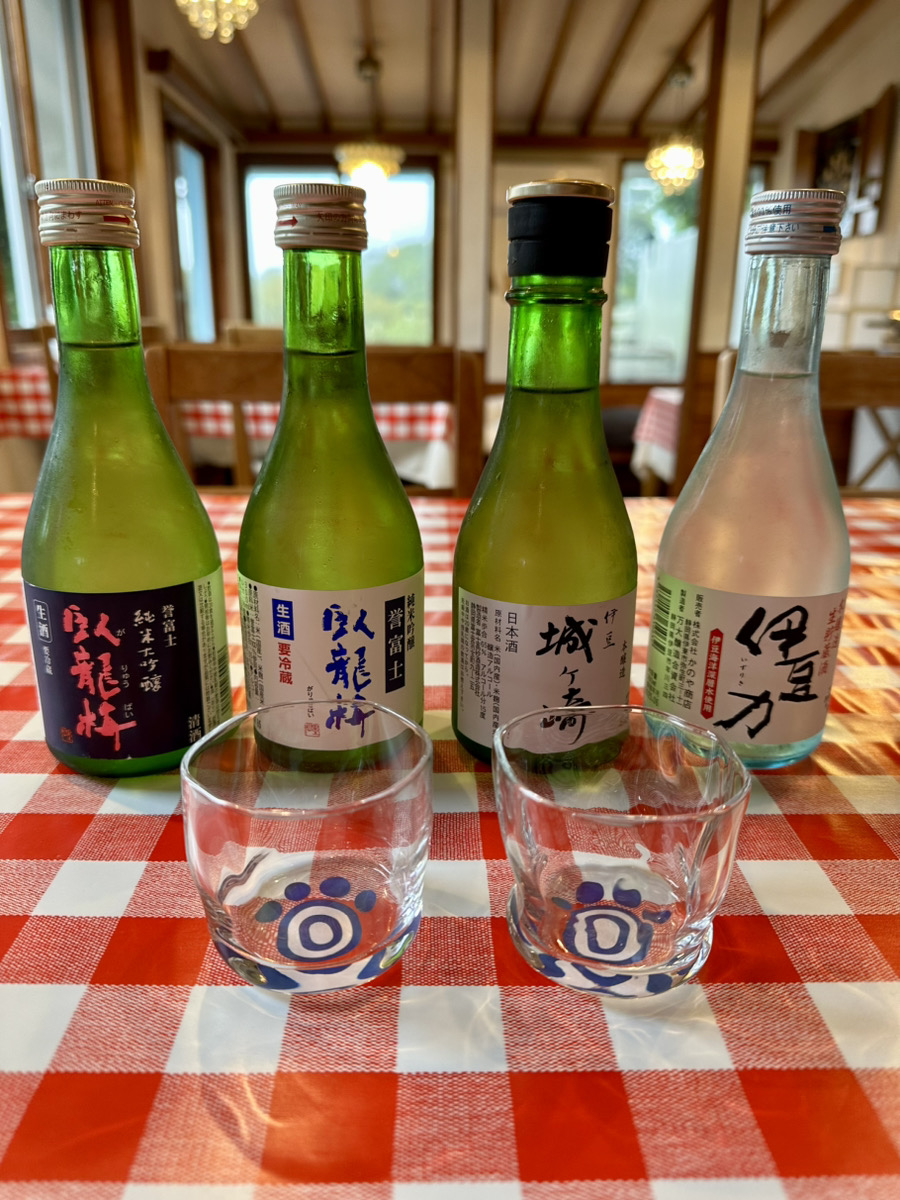 静岡の地酒もご提供しています