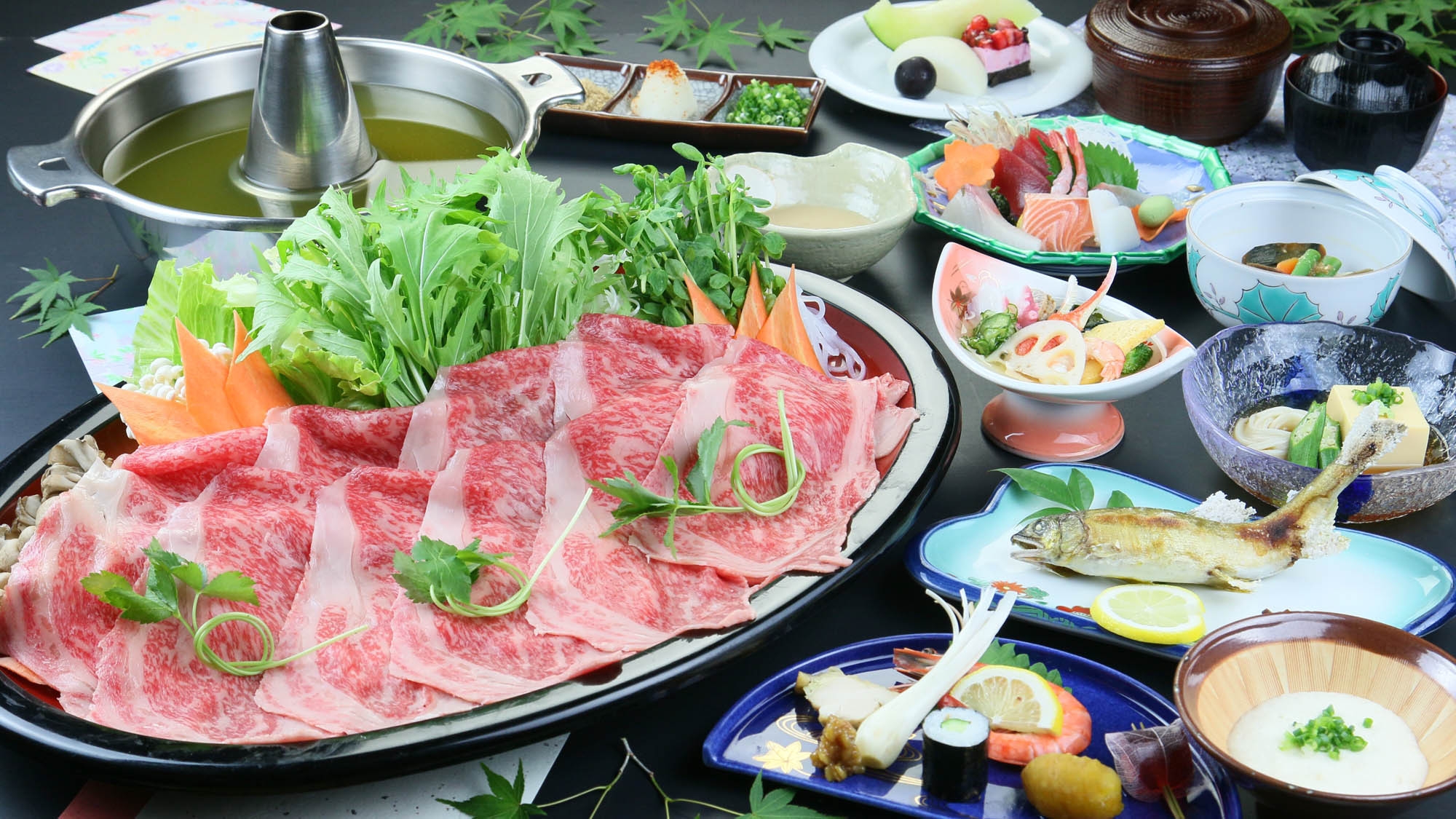 ★翆月★【国産黒毛和牛×お茶しゃぶしゃぶ】お部屋食★たまおこすお茶しゃぶしゃぶプラン