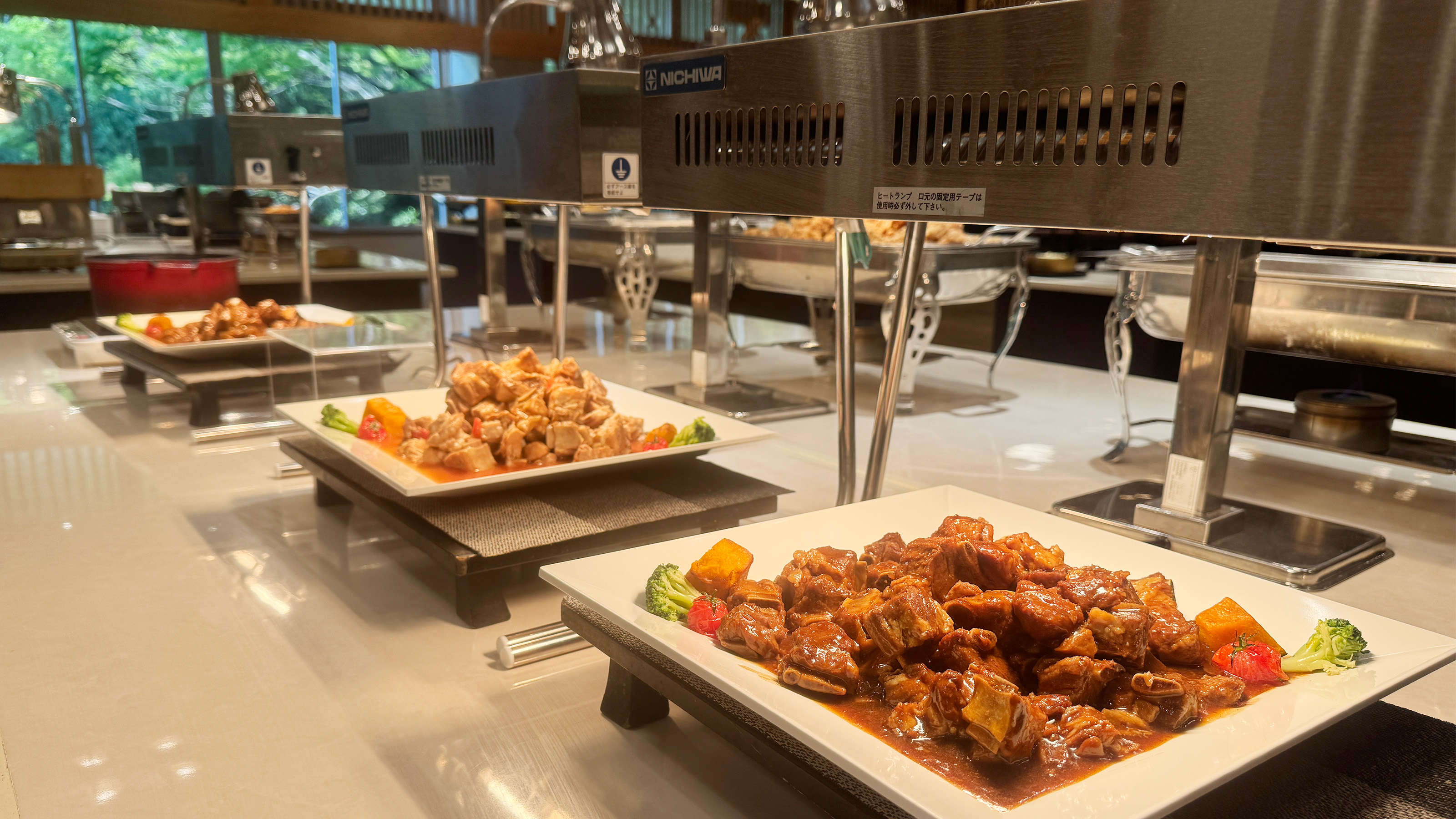 夕食バイキング一例