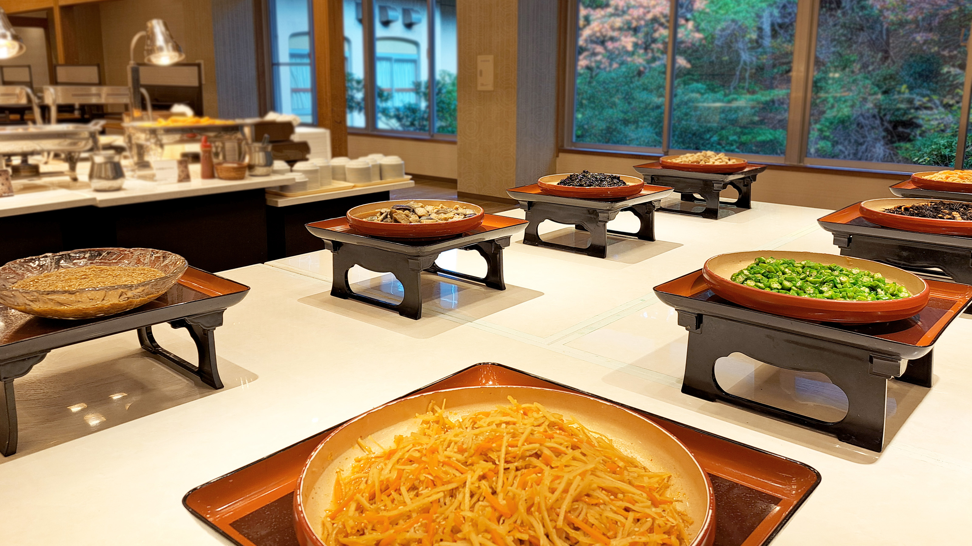 朝食バイキング一例