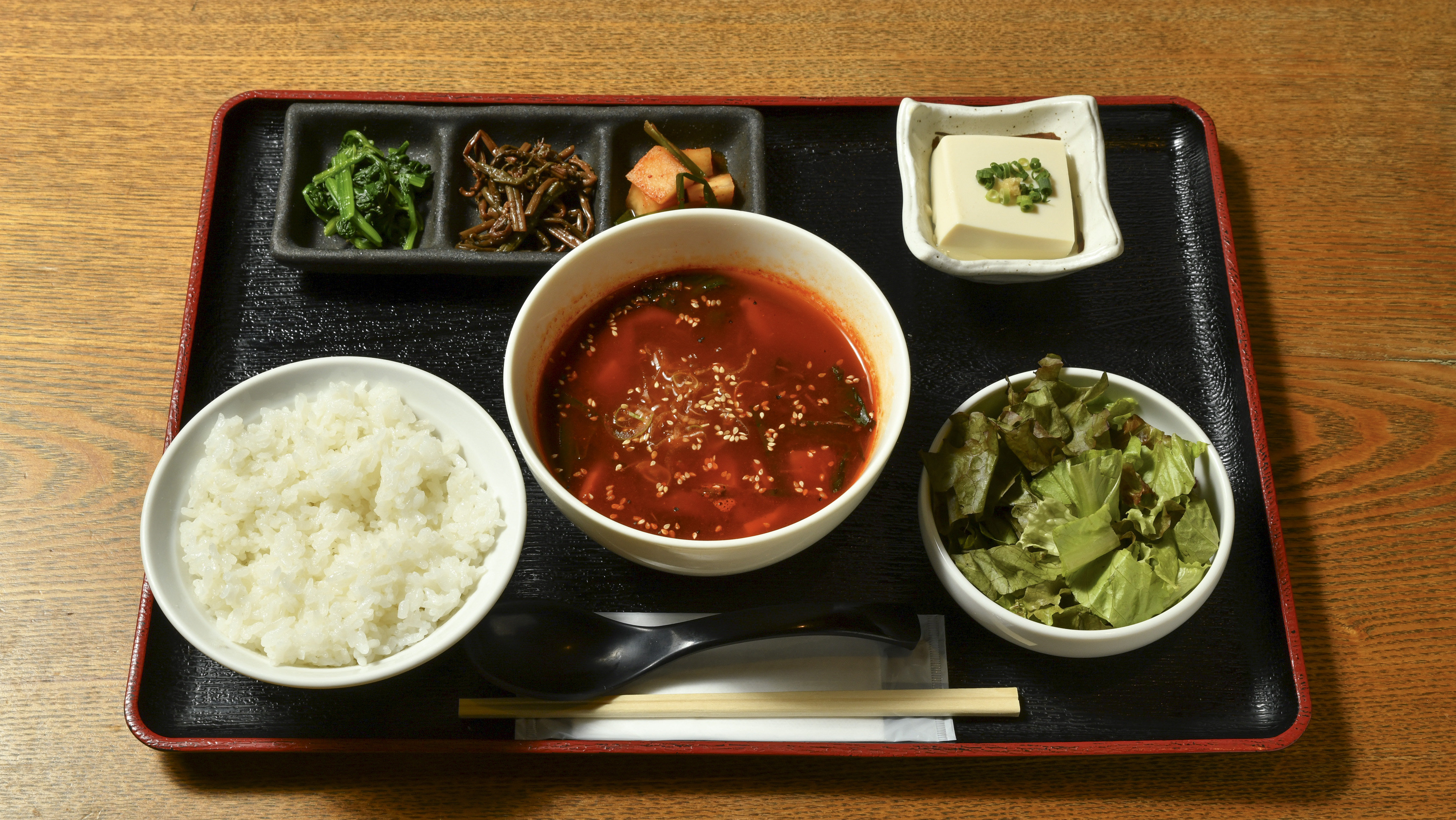 ■朝食　カルビスープ