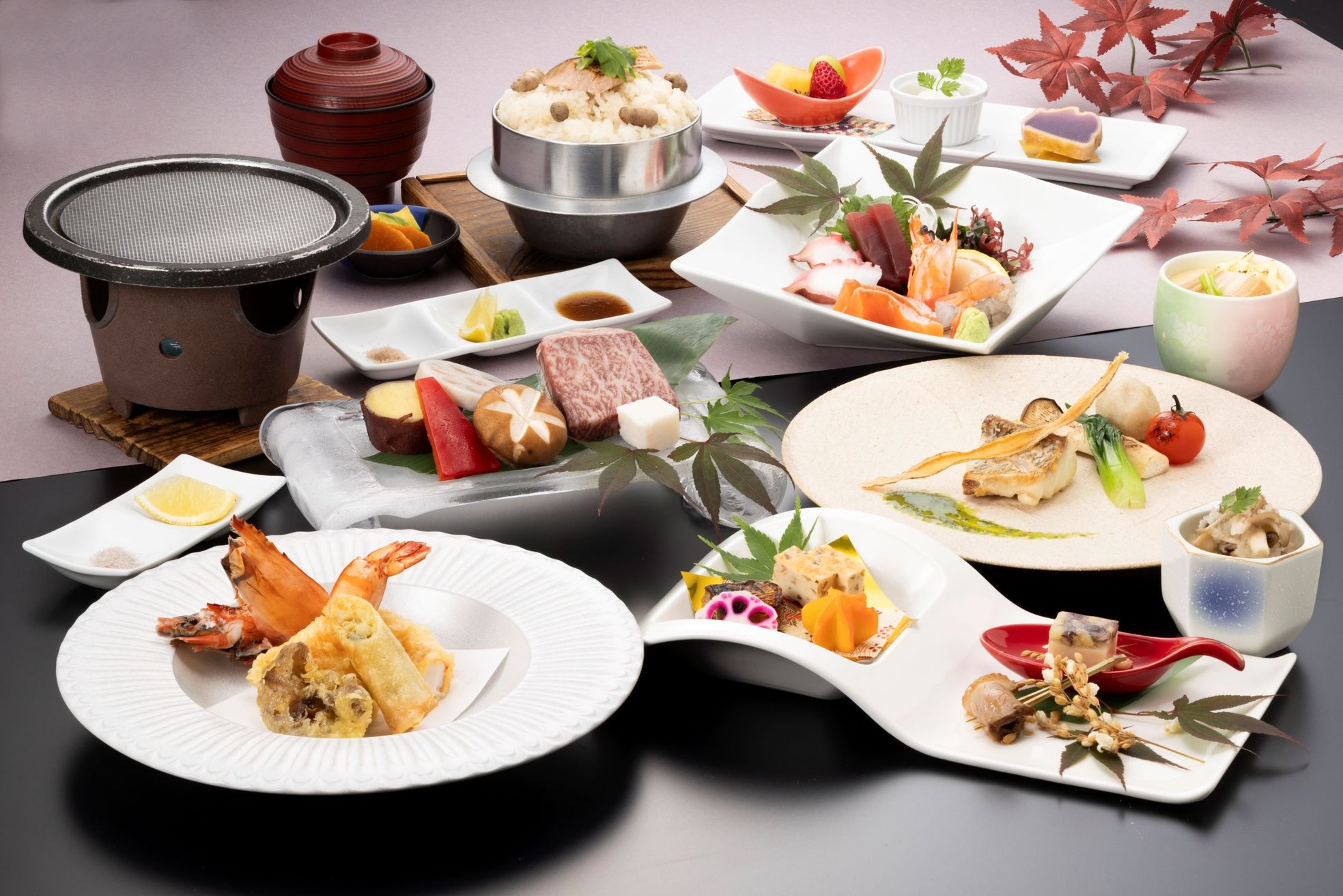 【プレミアム】美味しいを集めた“料理長厳選”の〈特選会席プラン〉