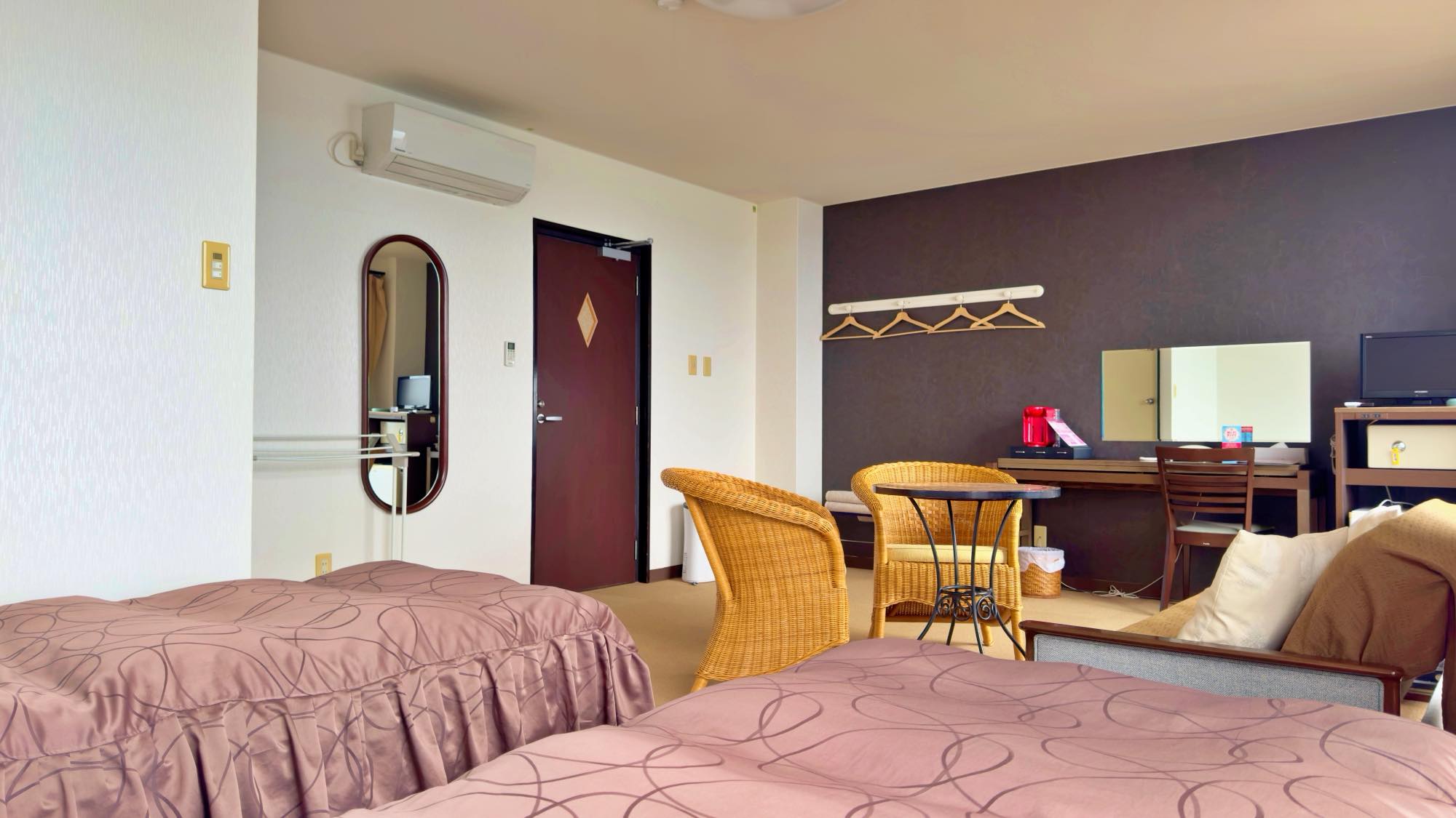 【荻・浦西】ツインルーム＋絶景サンデッキ（バストイレ付）