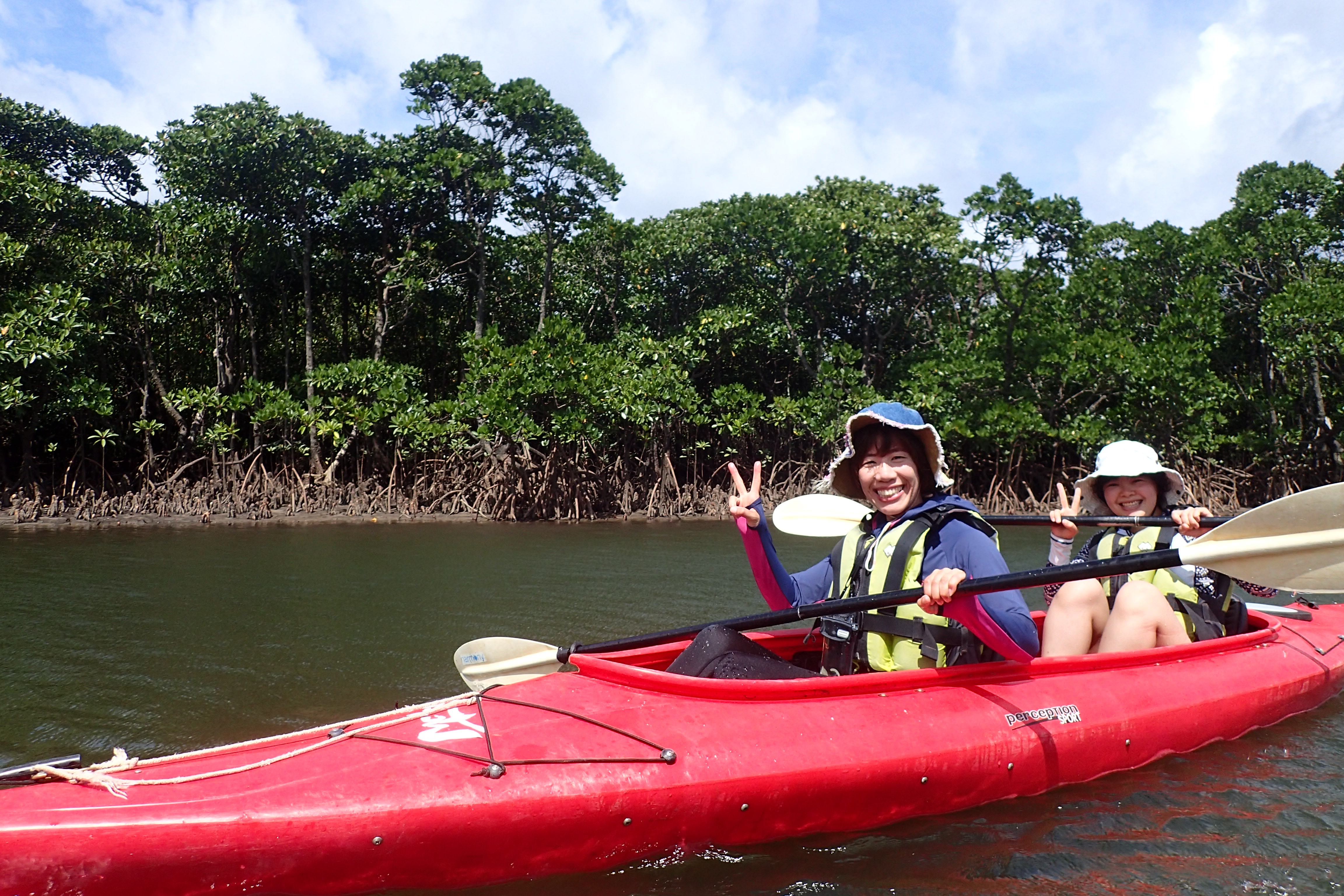 天気良好！レッツカヤック！
