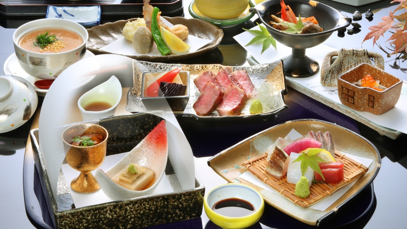 【スタンダード会席】ふくせんかの定番！地元の食材を使用した女将イチオシプラン♪＜2食付＞※ペット不可