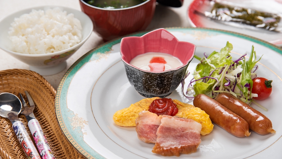 【朝食付き】ふくせんか大人気の朝食を食べて一日を元気にスタート！※ペット不可